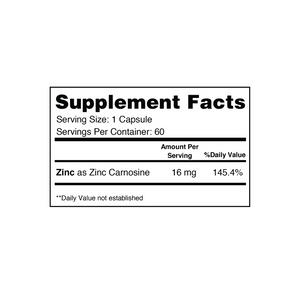 Zinc Carosine Complex