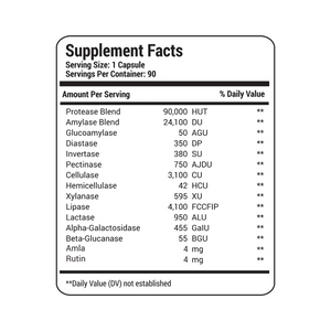 DIGEST-IT-ALL DIGESTIVE ENZYMES